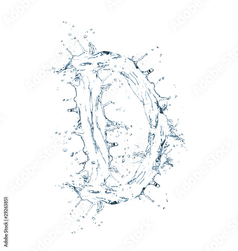 Letter of water alphabet
