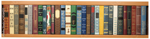 Many various beautiful books