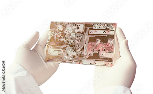 Photos Make an electronic circuit
