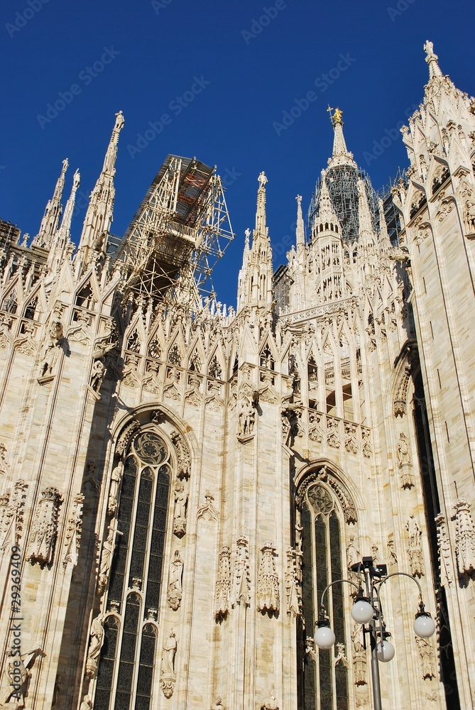 The Duomo, gothic cathedral of Milan, Lombardy, Italy