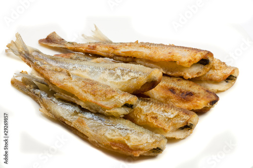 fried small smelt fish