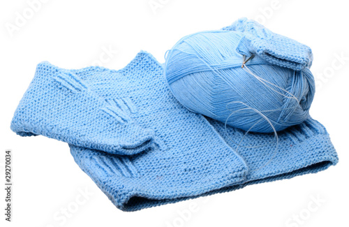 Knitting baby jacket