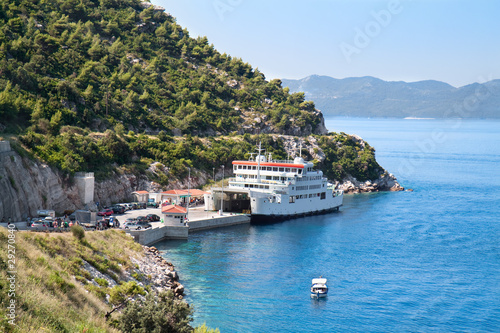 Seaside with  traject port Prapratno photo