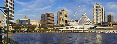 Morning panorama of Milwaukee photo