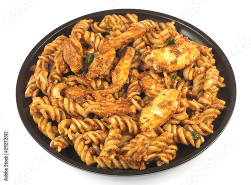 Chicken with Fusilli Pasta Salad