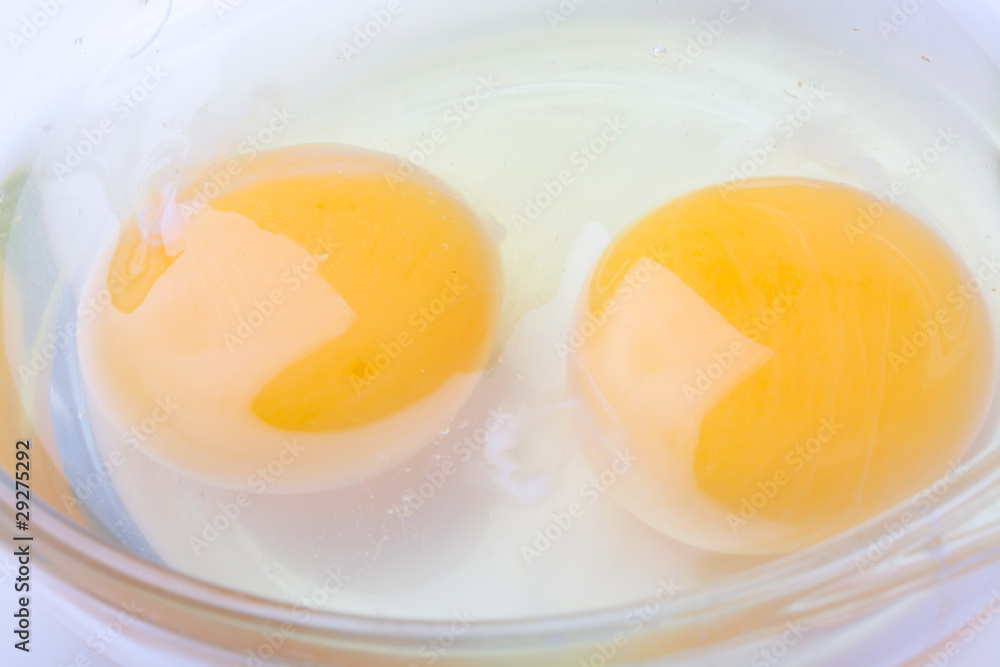 raw eggs