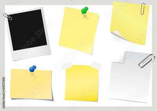 Instant photo & sticky note