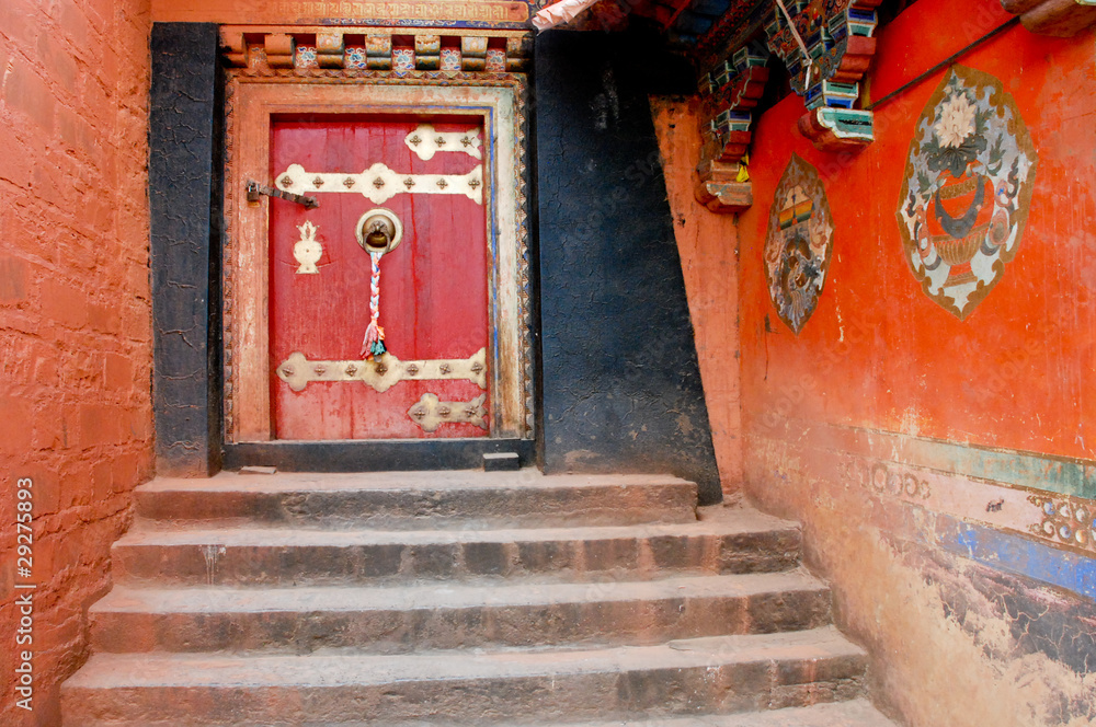 Tibet - Monastry door