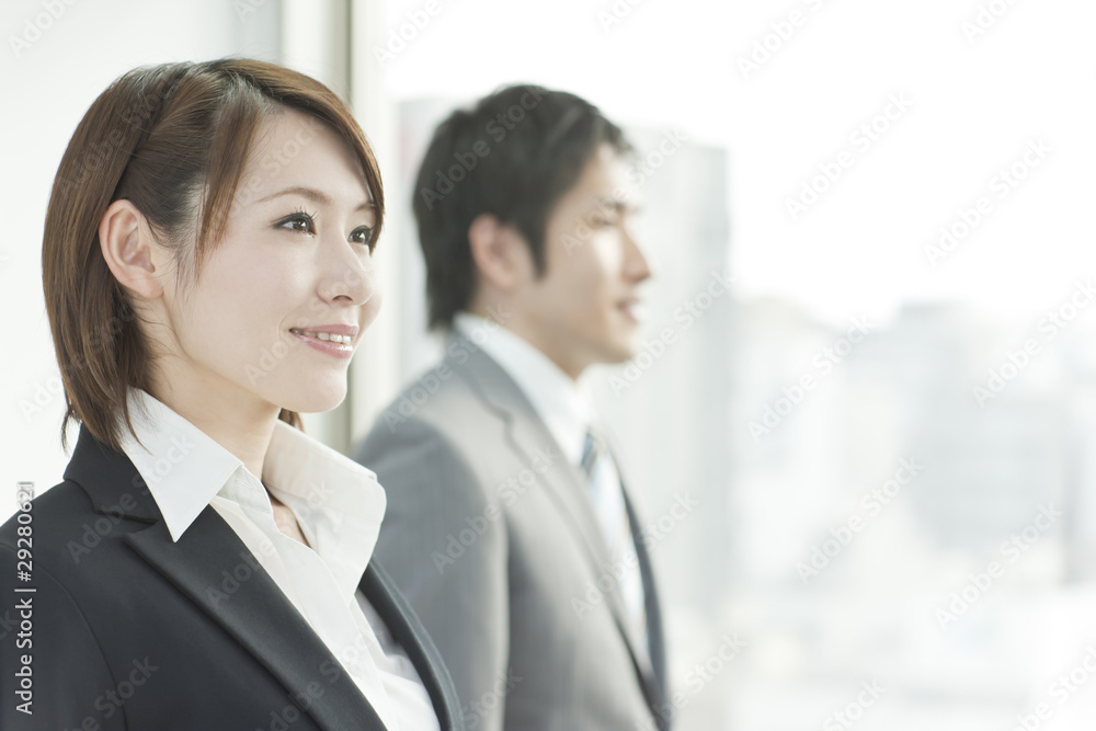 ビジネスウーマンとビジネスマン Stock Photo Adobe Stock