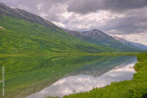 Lake Reflection in Chugach National Forest
