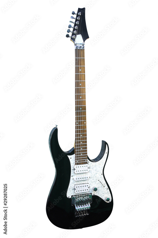 Naklejka premium yellow guitar