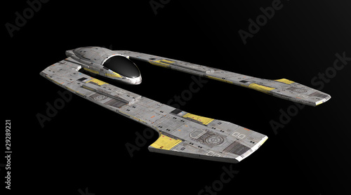 Bild auf Leinwand spaceship