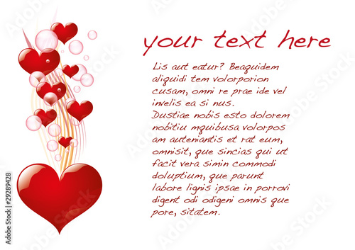 hearts valentine's day