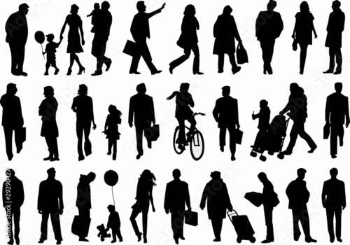 humain en vie urbaine