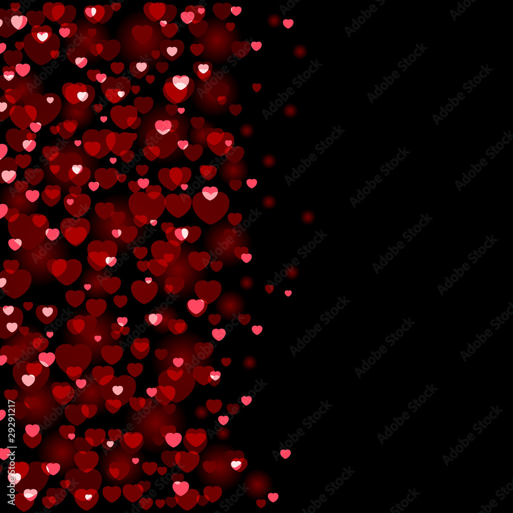Valentine's Day background with hearts Valentine's Day background with hearts