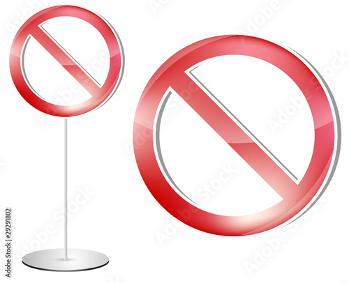 no sign