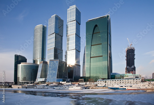 Canvas Print Moscow-City