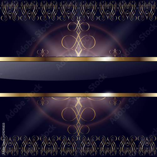 Abstract background elegant black