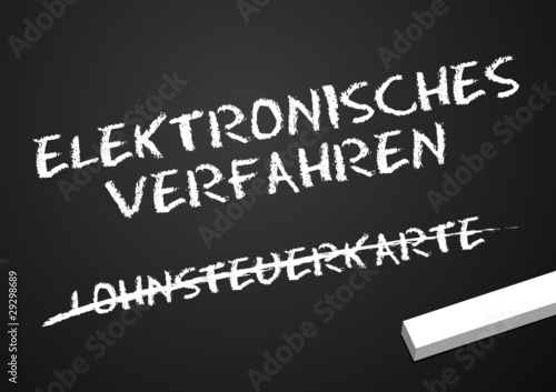 Tafel Elektronisches Verfahren/Lohnsteuerkarte