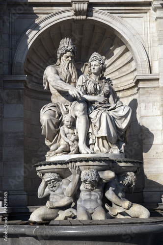 Vienna Austria Old statue