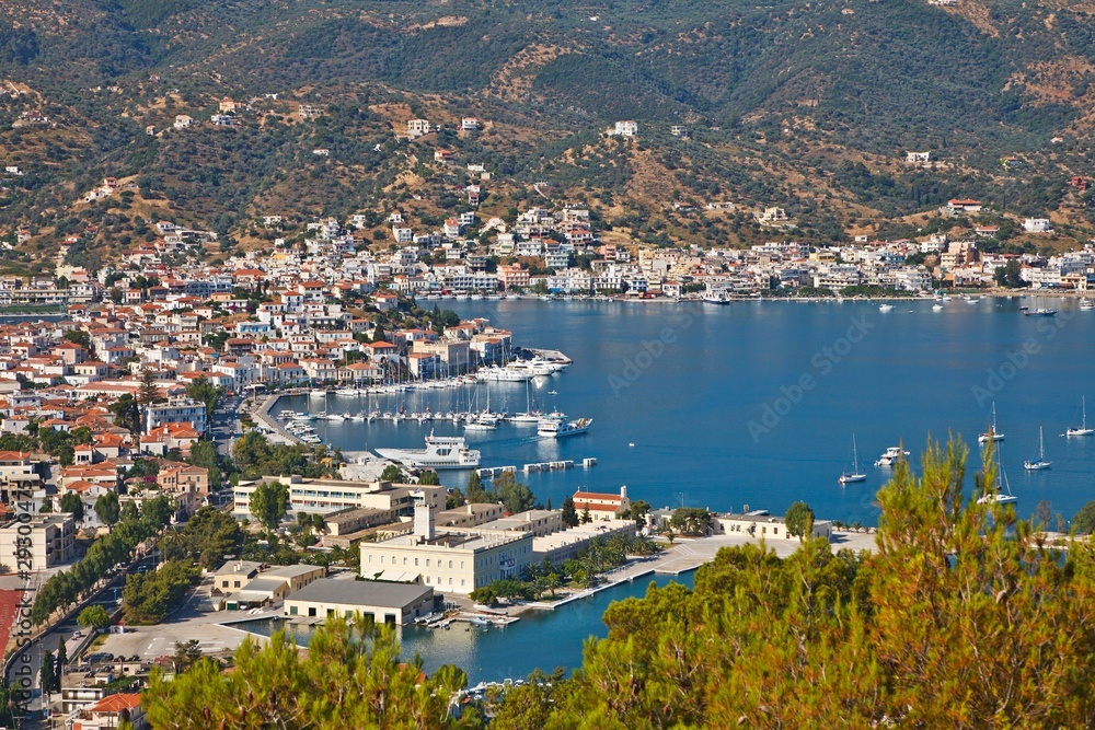 View on Poros, Greece
