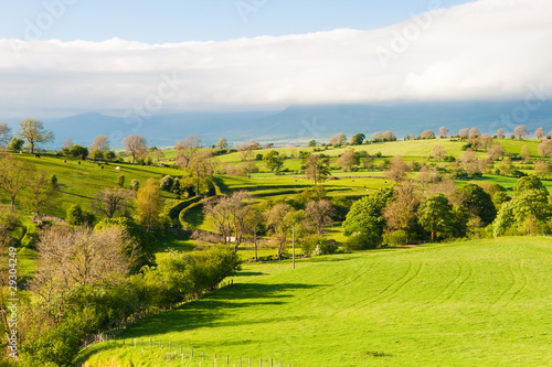 Typical landscape in Yorkshire Dales National Park