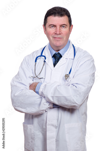Mature doctor at hospital