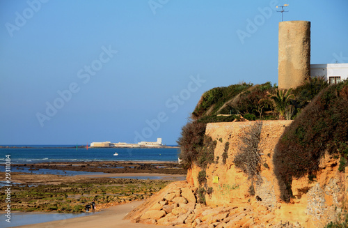 Torre vigía, playa La Barrosa, Chiclana