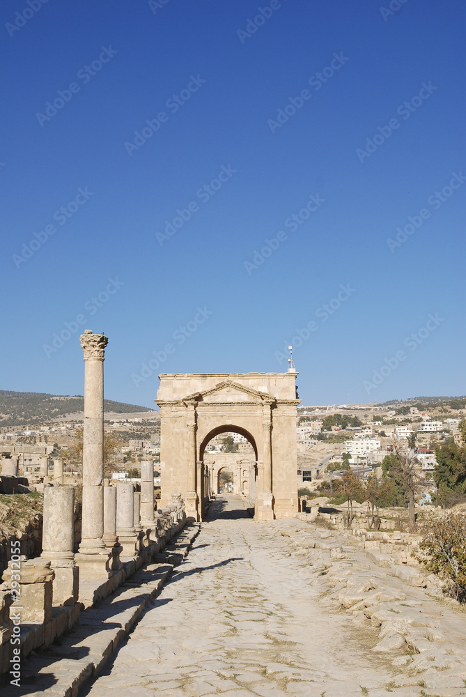 North Gate in Jerash, Jordan