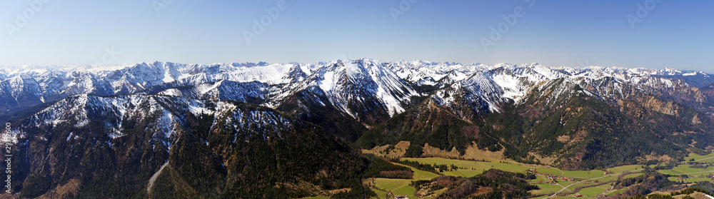Mountains Panorama View - Alpen Panorama