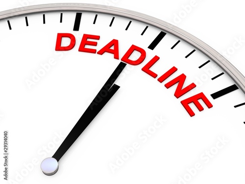 Slika na platnu Deadline