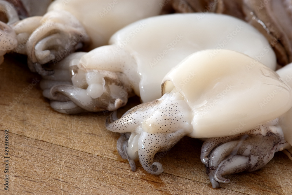 Naklejka premium Fresh seafood