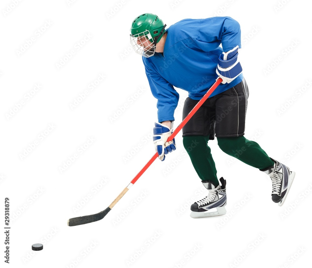 Obraz premium Ice hockey player