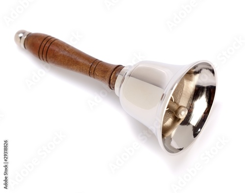 Shiny Christmas tinkle with wooden handle
