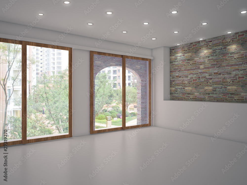 Fototapeta premium Stanza vuota da arredare
