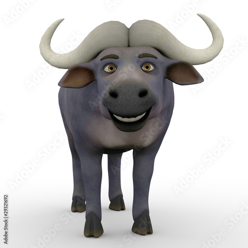 buffalo cartoon stand up