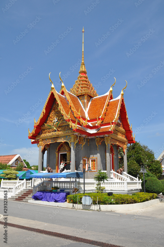 Traditional architecture of temples of Thailand