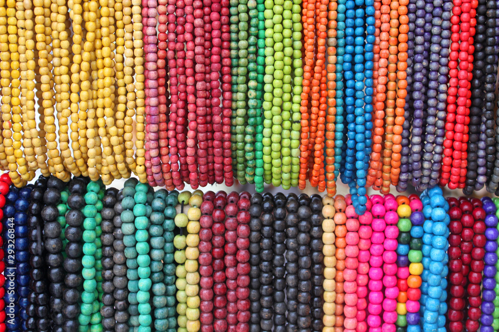 Colored beads Colored beads