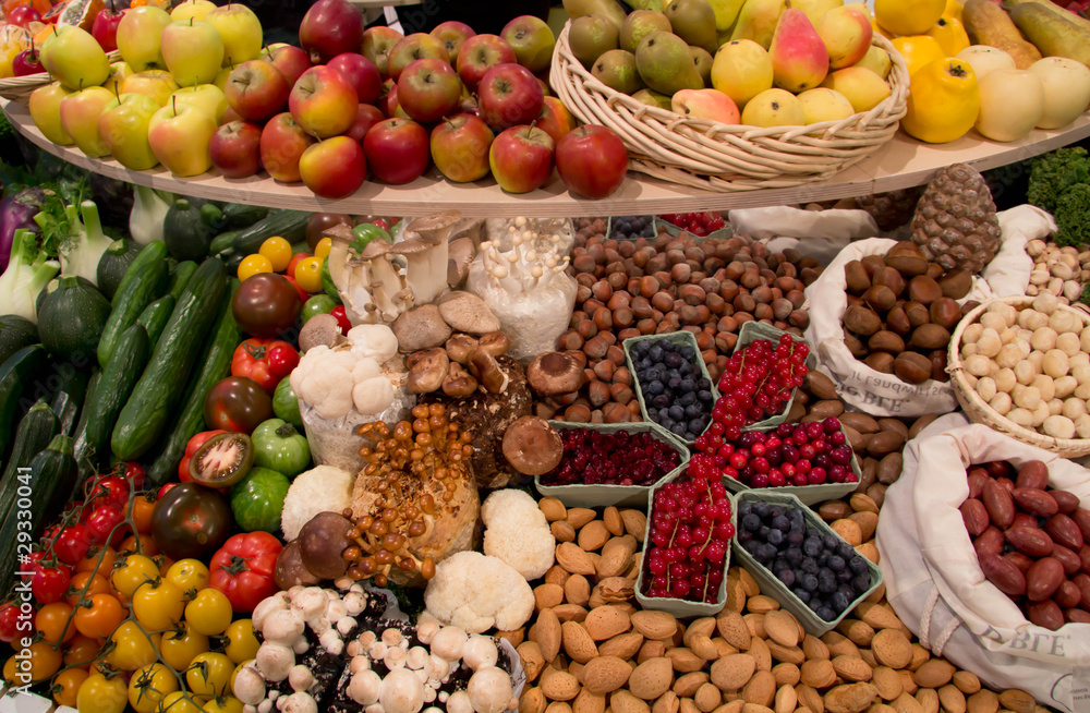 Frisches Obst und Gemüse