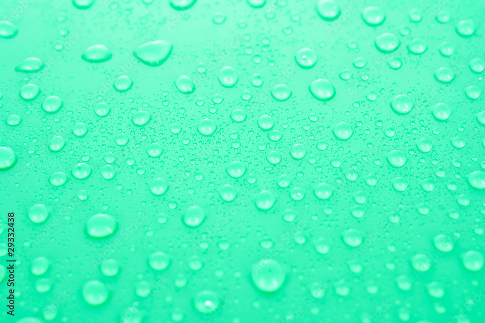 Water Drops background with big and small drops Water Drops background with big and small drops