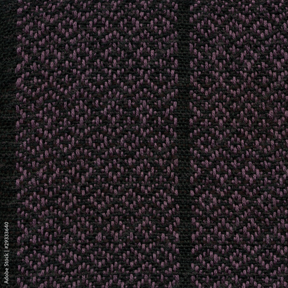 Close up detail of woven pattern in violet and black, 18.5 MB Close up detail of woven pattern in violet and black, 18.5 MB