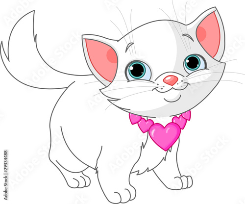 Kitten in love