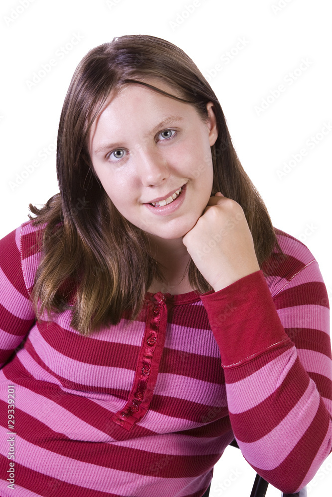 close up of a beatuiful teenager posing - isolated background close up of a beatuiful teenager posing - isolated background