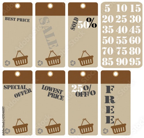 sale tags