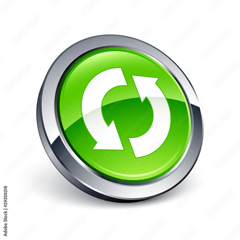 icône bouton internet recyclage icône bouton internet recyclage