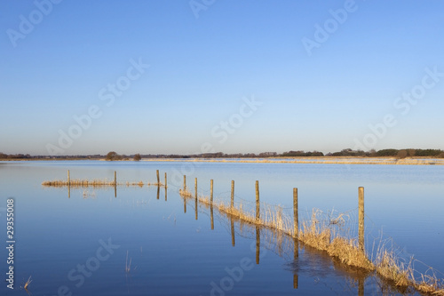 flooded fields