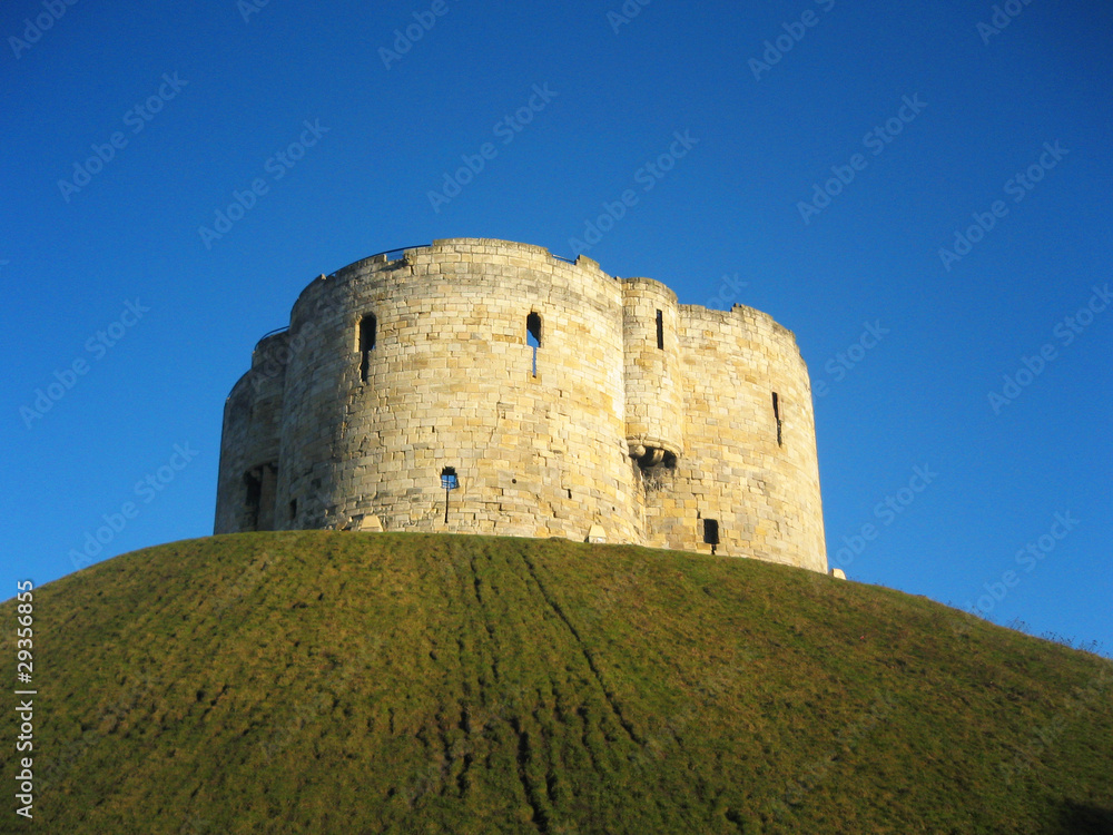 Cliffords tower in York, England.