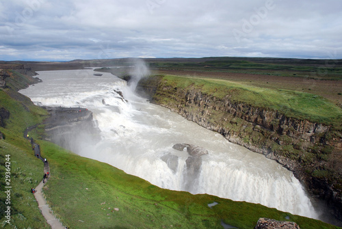 Gulfoss, an icelandic waterfall