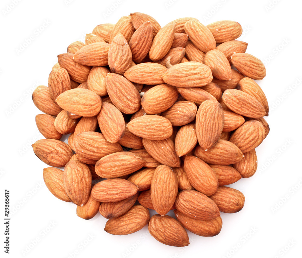 Almond isolated on white Almond isolated on white