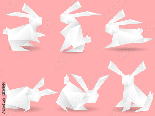 paper rabbits